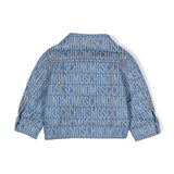 Moschino Kids Giubbino di Jeans Logo All-over per Neonate