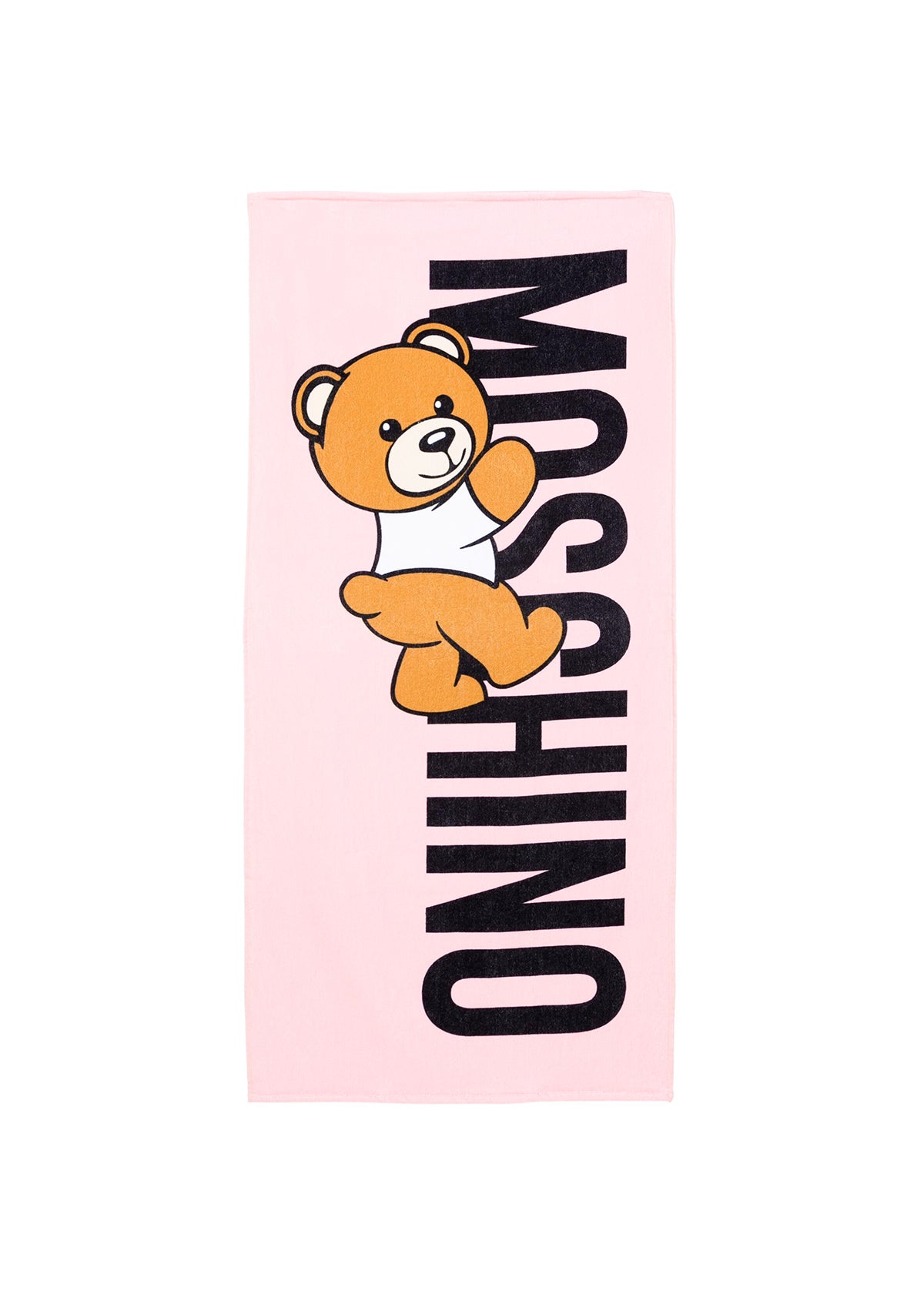 Moschino Kids Telo Mare Rosa Teddy Bear