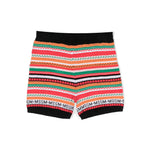 Msgm Kids Short Crochet Multicolor per Bambine