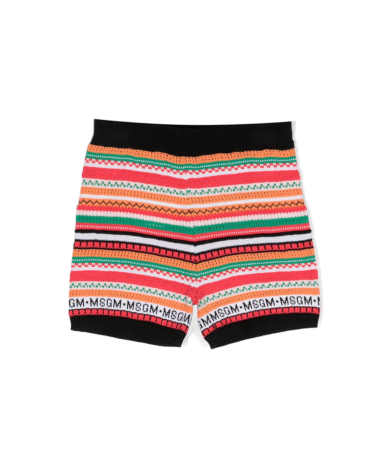Msgm Kids Short Crochet Multicolor per Bambine