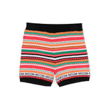 Msgm Kids Short Crochet Multicolor per Bambine