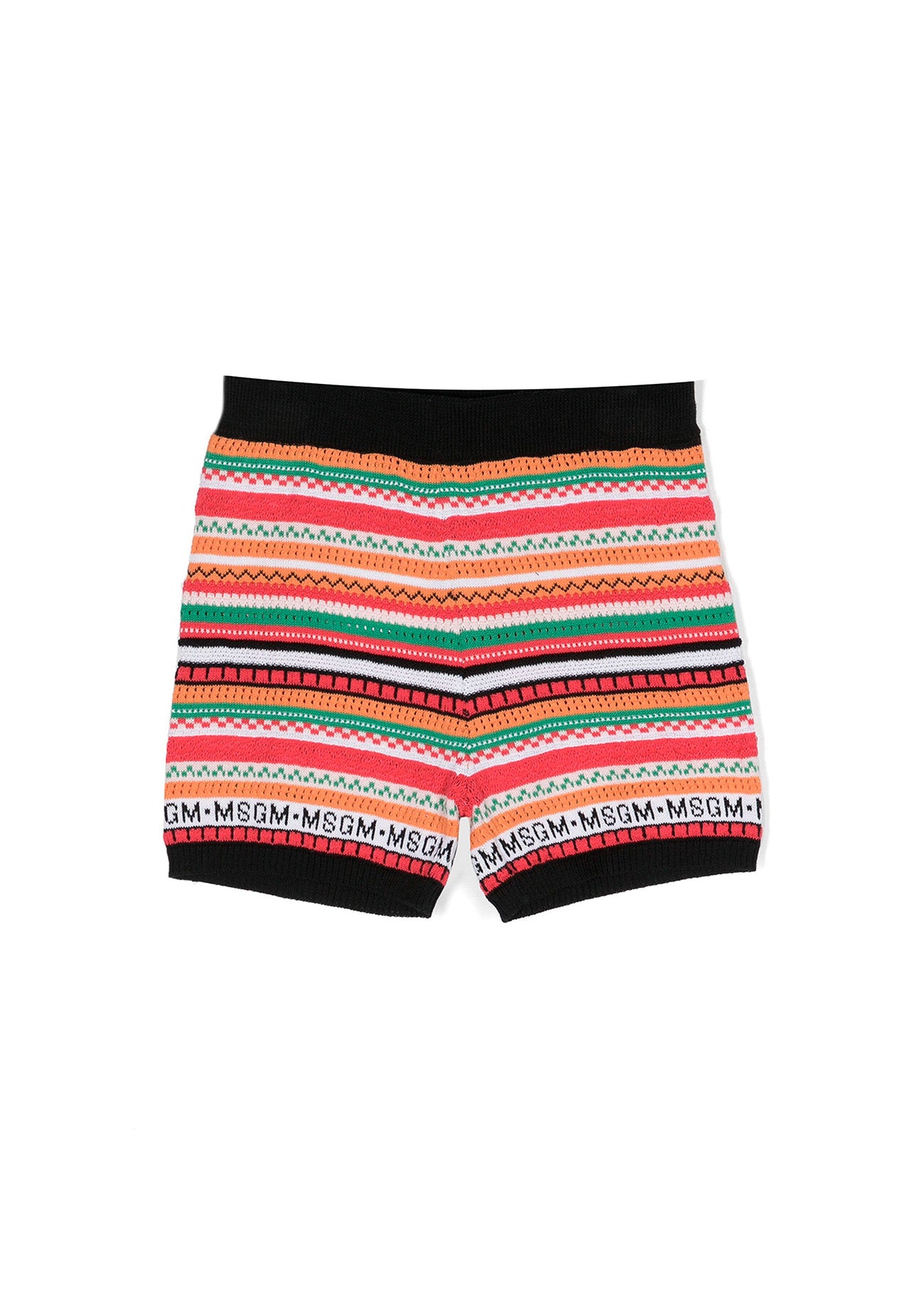 Msgm Kids Short Crochet Multicolor per Bambine