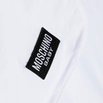 Moschino Kids Coperta Bianca con Stampa