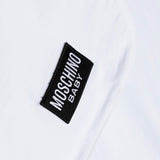Moschino Kids Coperta Bianca con Stampa