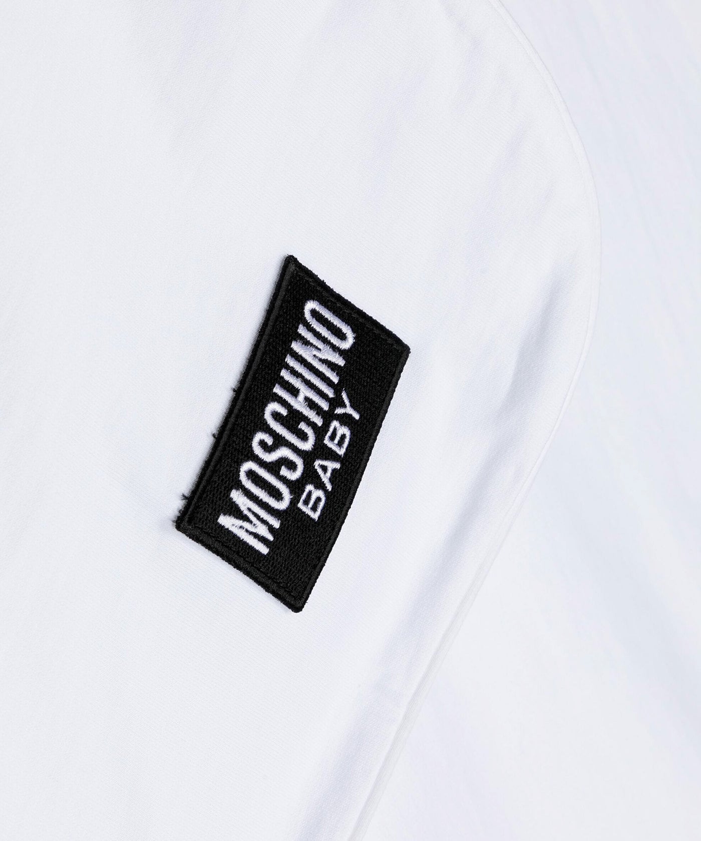 Moschino Kids Coperta Bianca con Stampa