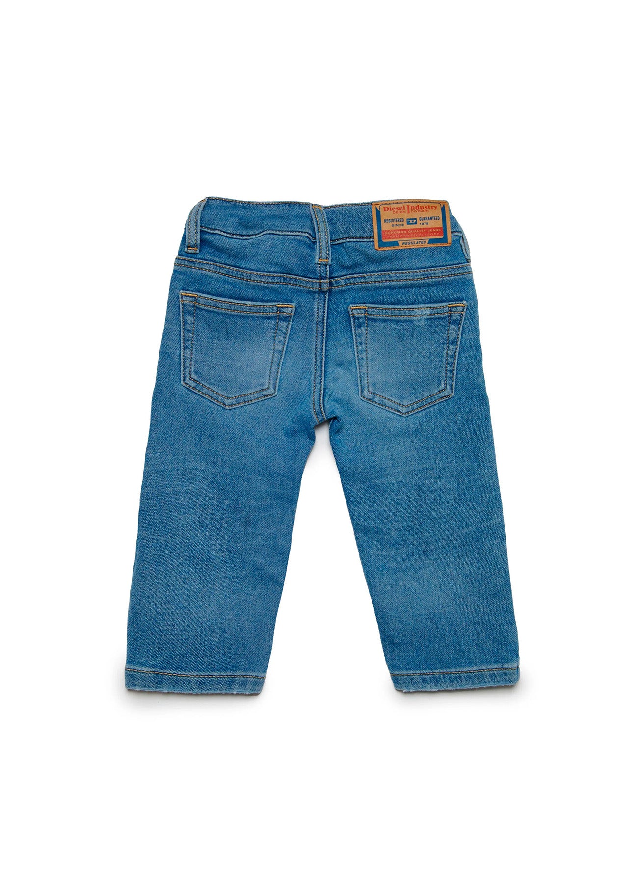 Diesel Kids JoggJeans con Abrasioni per Neonati