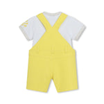 Boss Kids Salopette con T-Shirt per Neonati