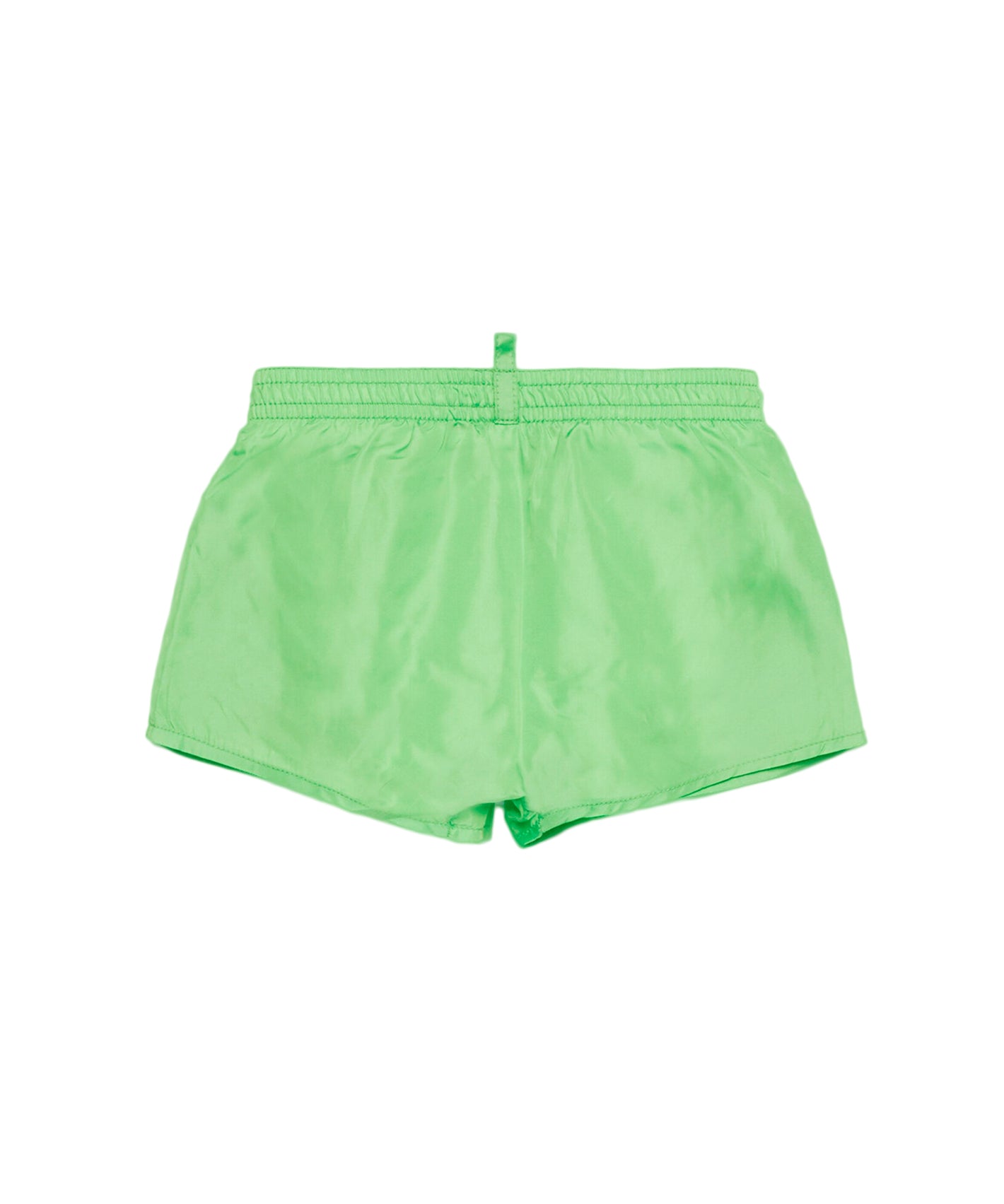 Dsquared2 Kids Costume Boxer Verde Grafica Beach per Neonati