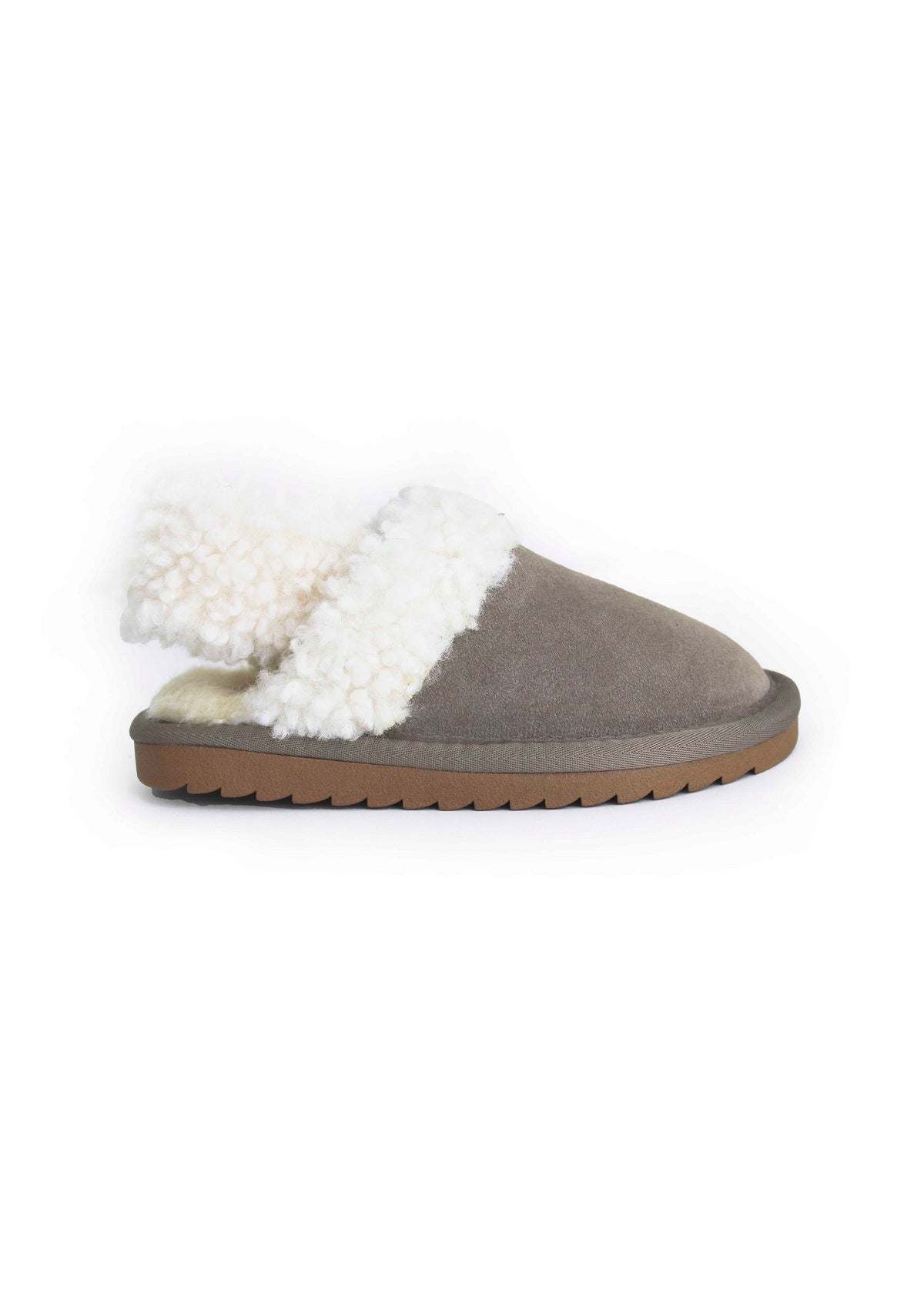 Colors of California Sabot Scamosciato con Pelliccia per Bambine