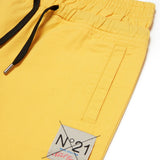 N°21 Kids Short in Parachute Canvas Double Waist per Bambini
