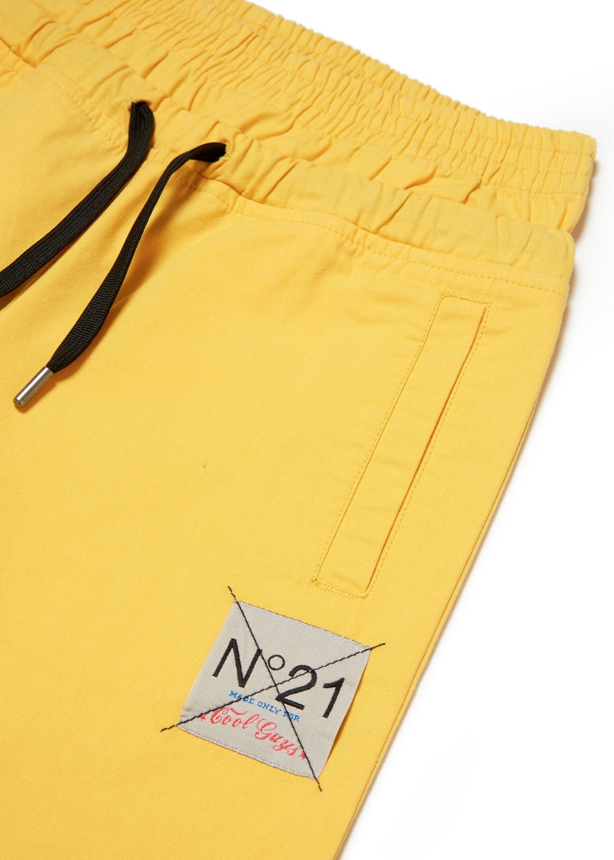 N°21 Kids Short in Parachute Canvas Double Waist per Bambini