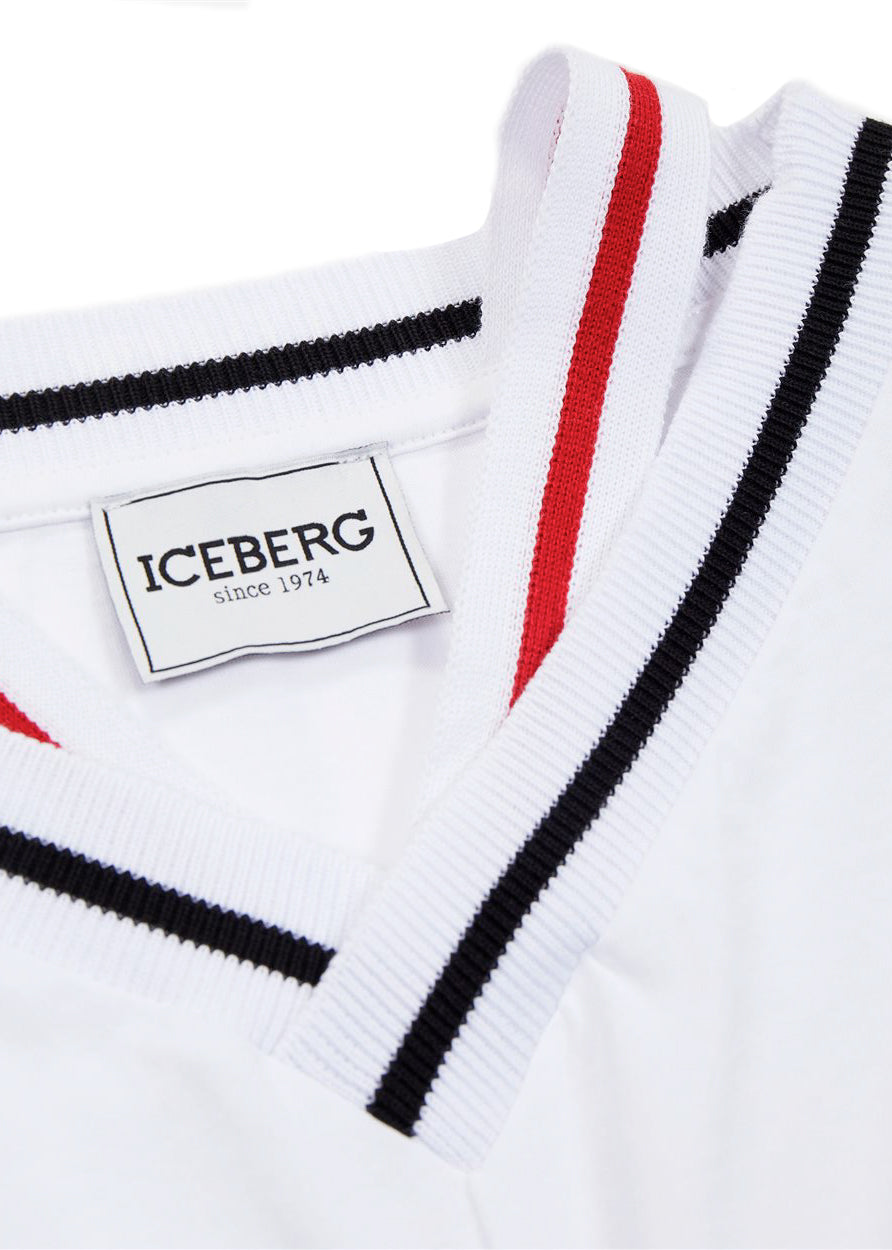 Iceberg Kids T-Shirt Bianca per Bambine