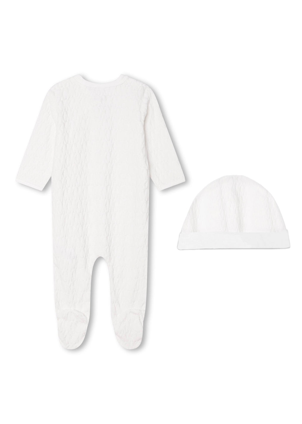 Set Pigiama e Berretto Michael Kors per Bambini - Bianco con Monogramma All-Over | Florence Kids