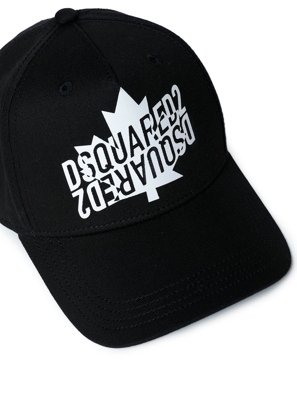 Dsquared2 Kids Black Baseball Cap with Logo Print