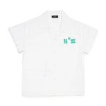 N°21 Kids Camicia Bowling in Popeline con Stampa per Bambini