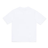 Dsquared2 Kids T-shirt Bianca con Stampa Icon effetto displaced per Bambini