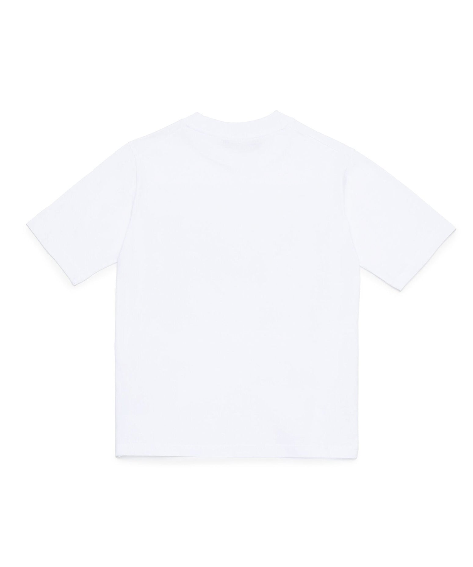 Dsquared2 Kids T-shirt Bianca con Stampa Icon effetto displaced per Bambini