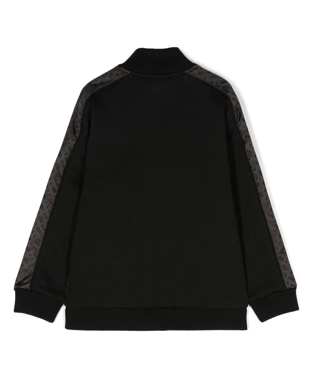 Felpa con Zip e Pannelli Monogramma BOSS per Bambini - Stile Iconico e Comfort Elevato