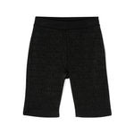 Moschino Kids Short Nero Monogram All-over per Bambine