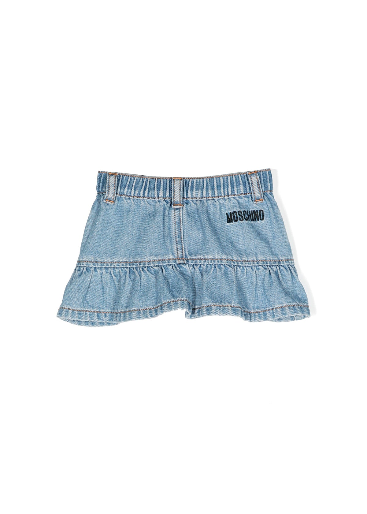 Moschino Kids Gonna di Jeans per Neonate