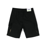 MSGM Kids Short Cargo Nero per Bambini