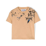 Moschino Kids T-shirt Beige per Neonati
