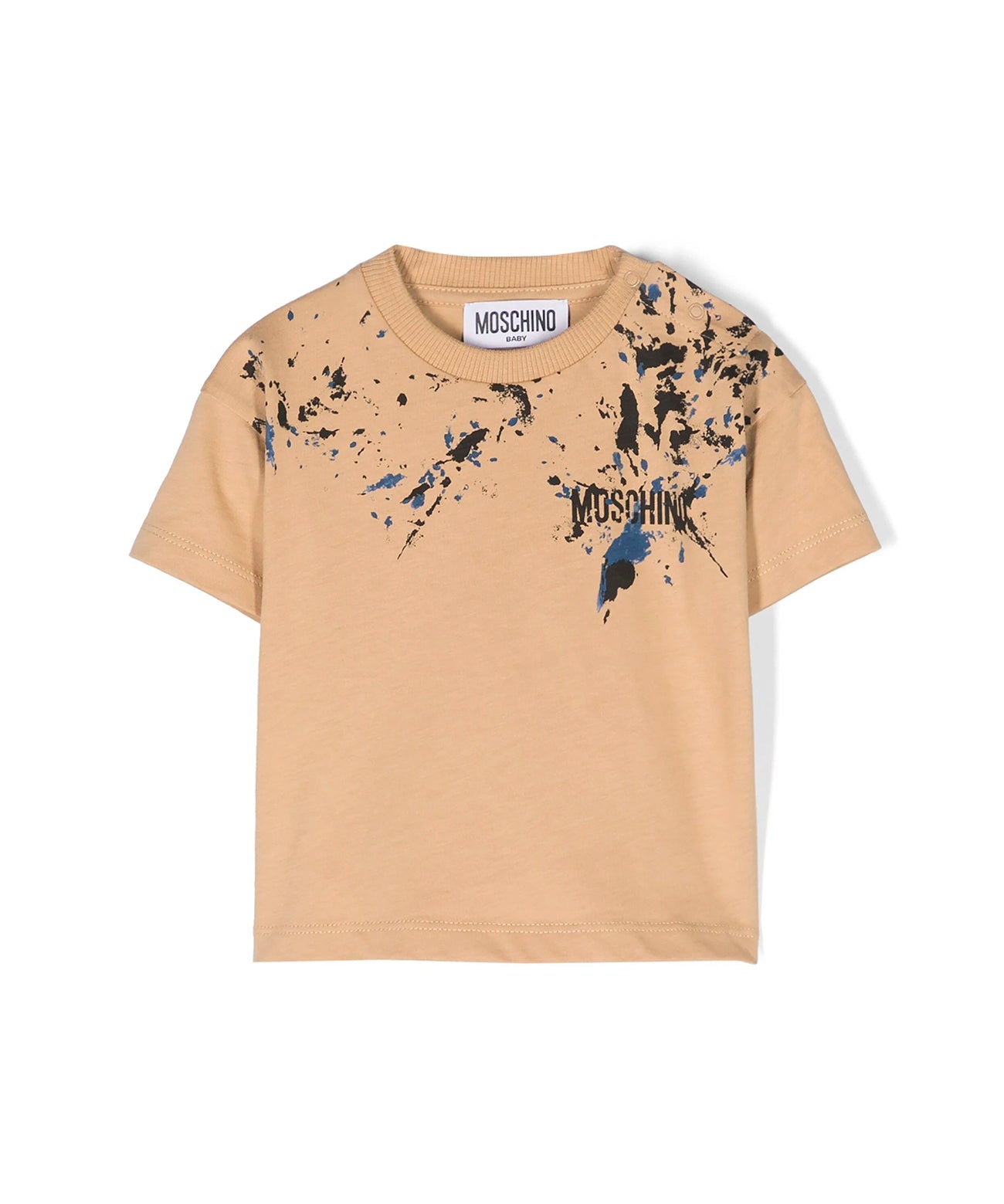 Moschino Kids T-shirt Beige per Neonati