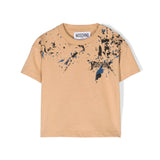 Moschino Kids T-shirt Beige per Neonati