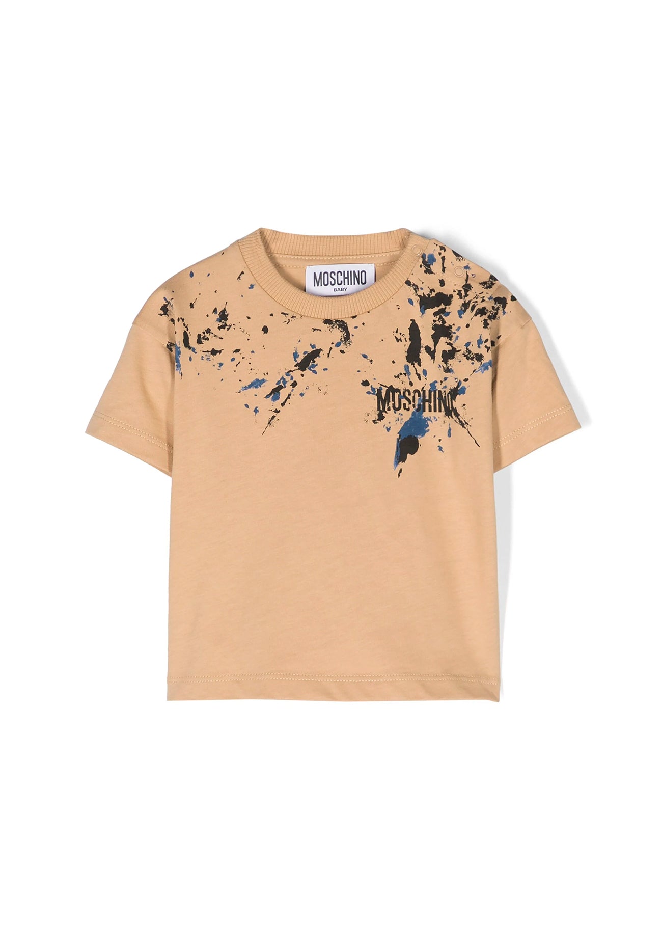 Moschino Kids T-shirt Beige per Neonati