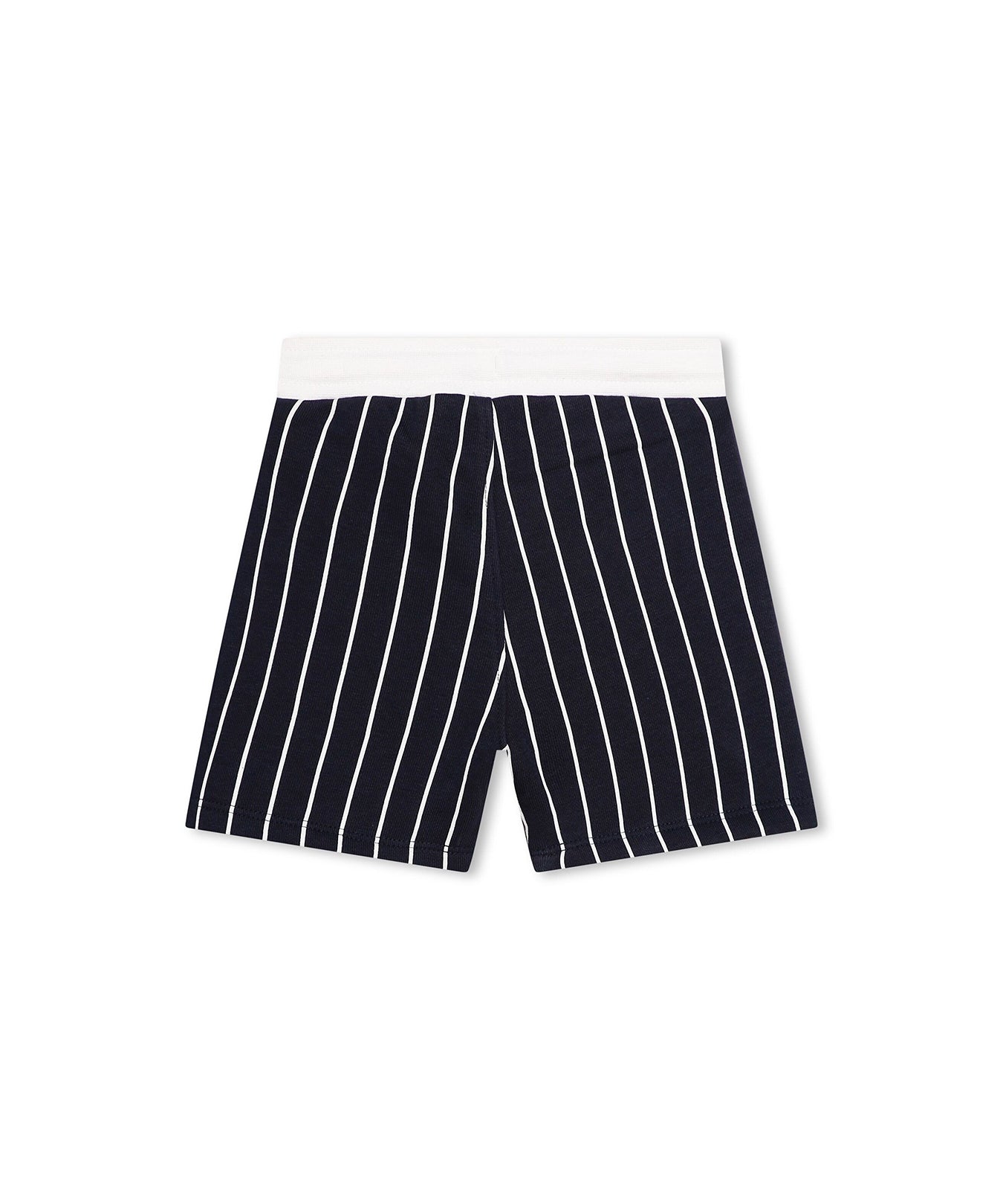 Boss Kids Short Blu a Righe per Neonati