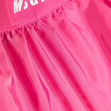 Aggiungi un tocco floreale al guardaroba delle tue bambine con la Minigonna a Fiori con Balze MSGM Kids - Fucsia e Chic