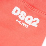 Dsquared2 Kids Gonna con Ruches e logo DSQ2 est.1995 per Neonate