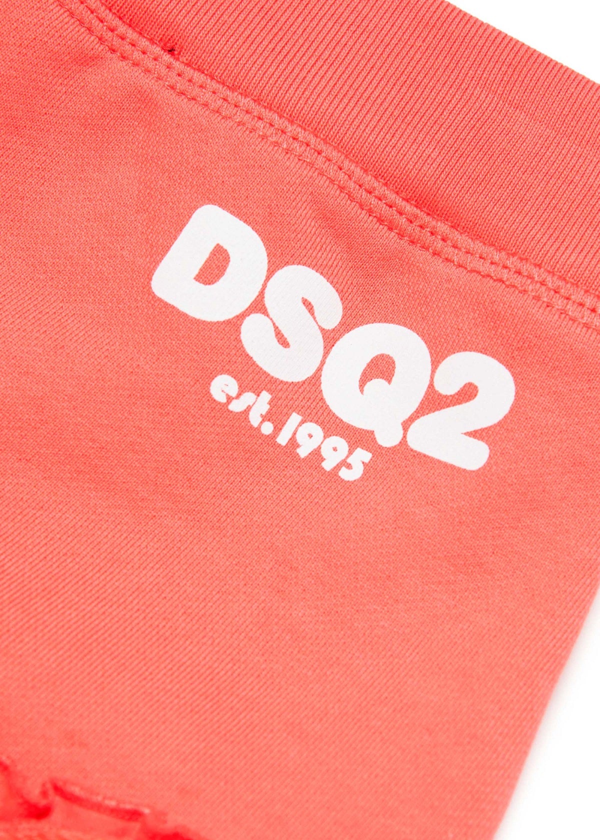 Dsquared2 Kids Gonna con Ruches e logo DSQ2 est.1995 per Neonate