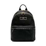 Elisabetta Franchi La Mia Bambina Zaino Nero con Logo (fronte)