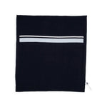 Boss Kids Coperta Bianco/Blu in maglia di Cotone con Logo