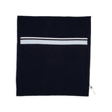 Boss Kids Coperta Bianco/Blu in maglia di Cotone con Logo