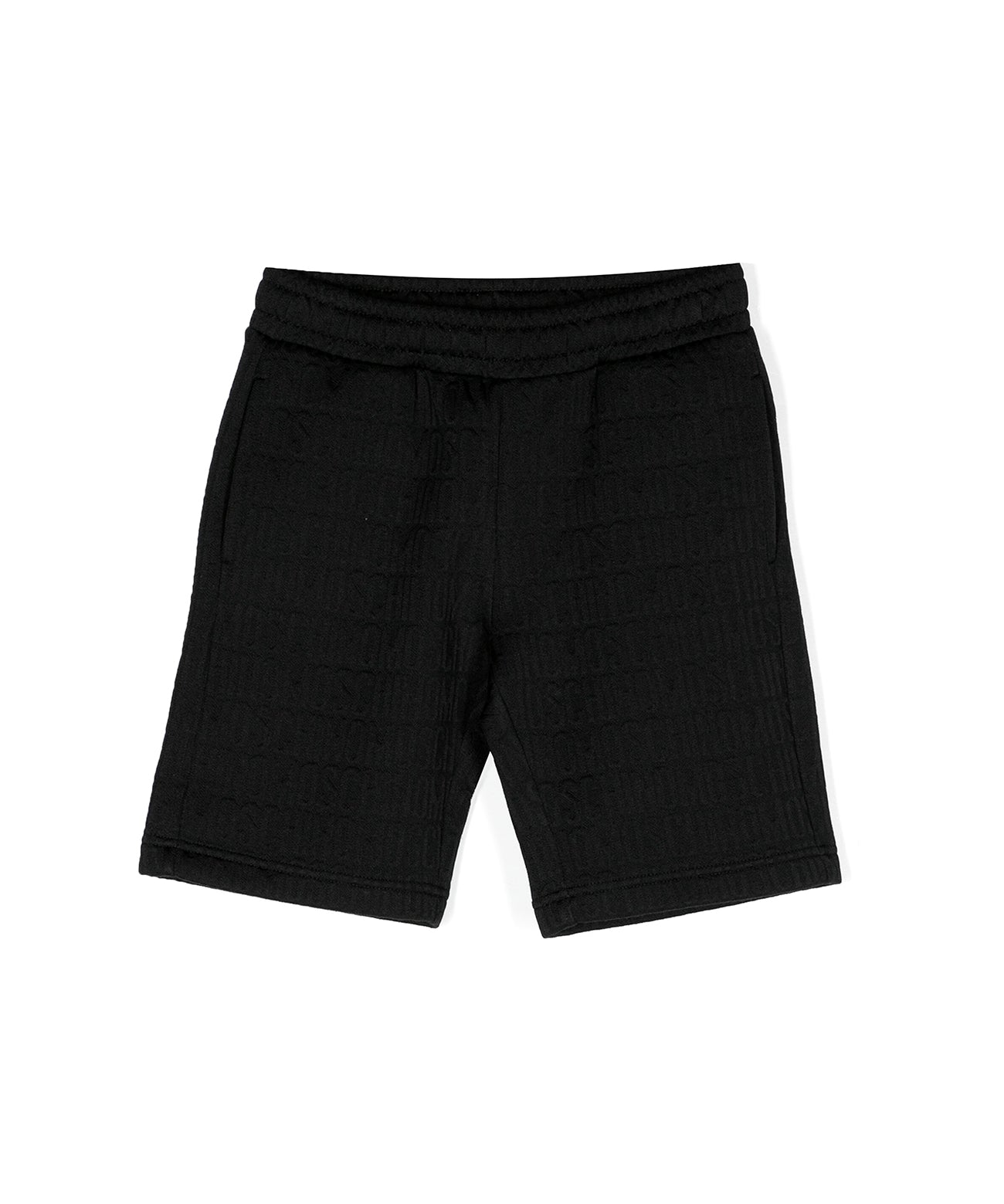 Moschino Kids Short Nero Monogram All-over