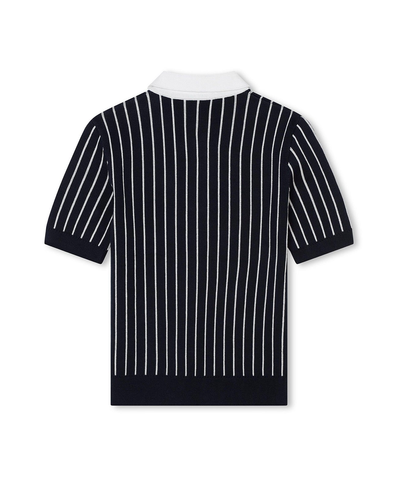 Boss Kids Polo Blu a Righe per Bambini