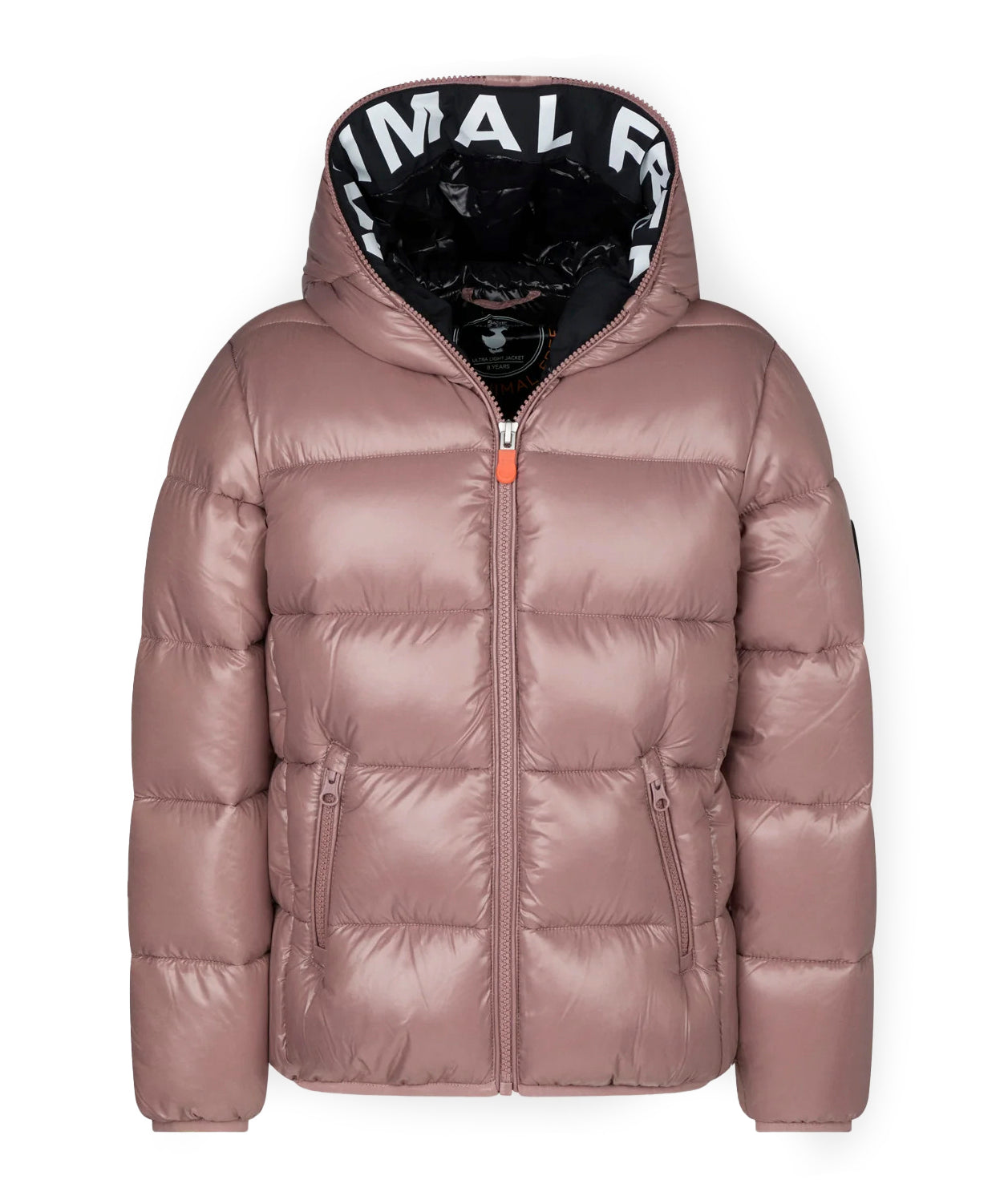 Giacchetto con Cappuccio Save the Duck Kate per Bambine: Stile e Calore in Rosa, Imbottitura Morbida e Dettagli Eleganti