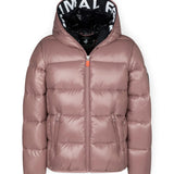 Giacchetto con Cappuccio Save the Duck Kate per Bambine: Stile e Calore in Rosa, Imbottitura Morbida e Dettagli Eleganti