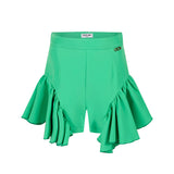 Odi Et Amo Green Shorts for Girls