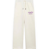 Pantalone Joggers Wide Logo Pastel Diadora Kids Crema: Comfort e Stile per le Giovani Atlete