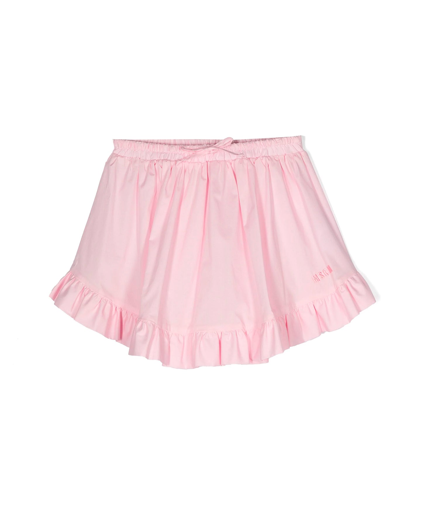 Msgm Kids Gonna Rosa con Ruches