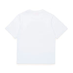 Diesel Kids T-shirt Bianca con Logo Oval D
