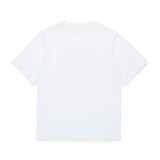 Diesel Kids T-shirt Bianca con Logo Oval D