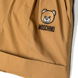 Moschino Kids Short Beige con Teddy Bear per Bambine