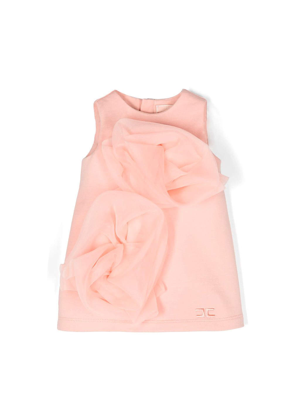 Elisabetta Franchi La Mia Bambina Abito Desert rose con Fiocco per Neonate (fronte)