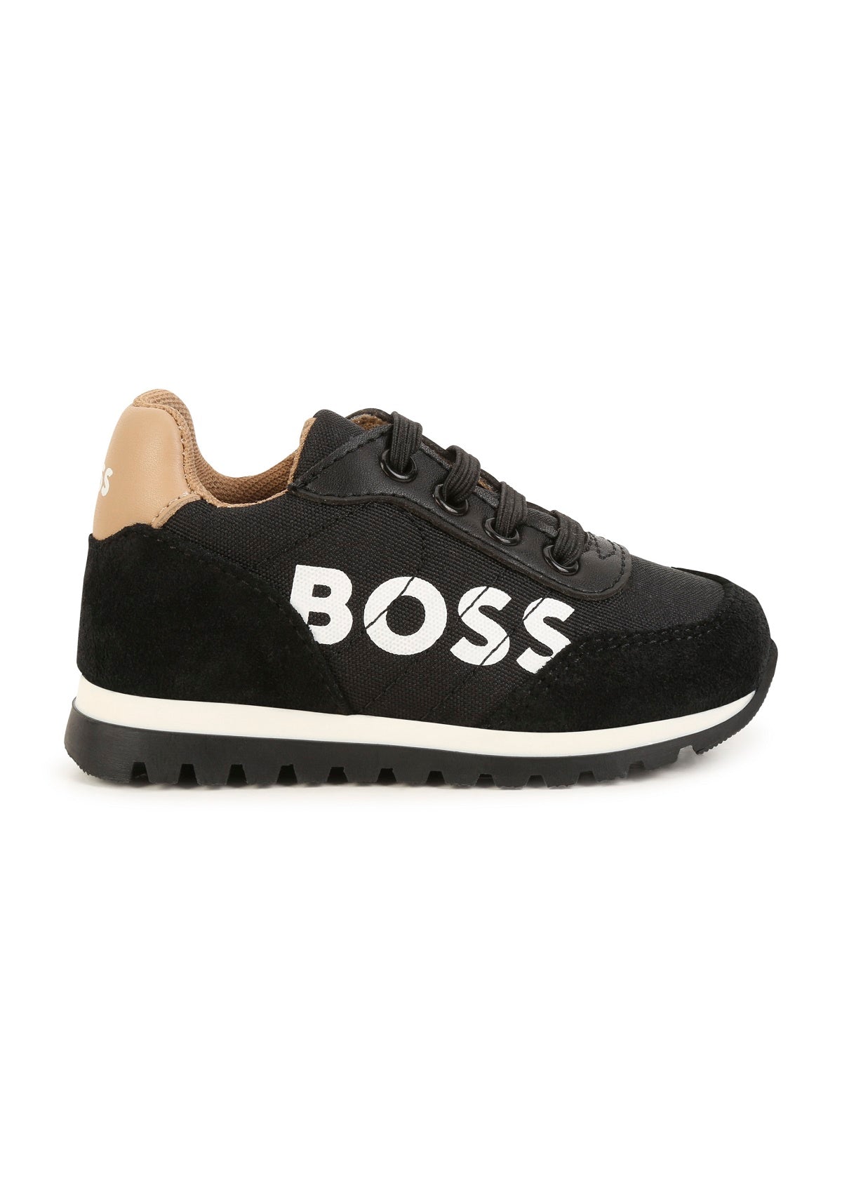 Boss Kids Sneakers con Logo per Neonati Nero