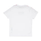 Dsquared2 Kids T-Shirt Bianca con Banda Logata