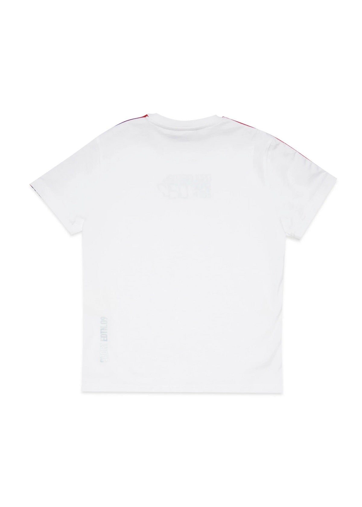 Dsquared2 Kids T-Shirt Bianca con Banda Logata